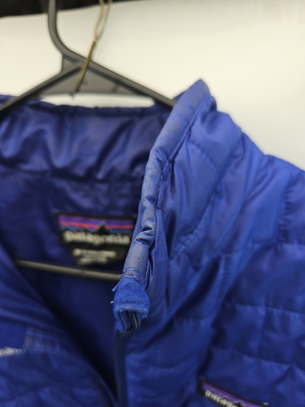 Patagonia Women's Nano Puff Blue Quilted Puffer Jacket - Picture 8 of 12